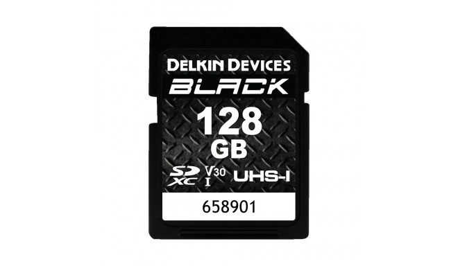 Delkin SDXC BLACK Rugged UHS-I R90/W90 (V30) 128GB