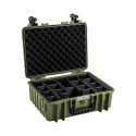 BW OUTDOOR CASES TYPE 5000 / BRONZE GREEN (DIVIDER SYSTEM)