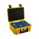 BW OUTDOOR CASE TYPE 3000 FOR GOPRO HERO 12 (FITS EVEN GOPRO HERO 9/10/11), CHARGE-IN-CASE. YELLOW