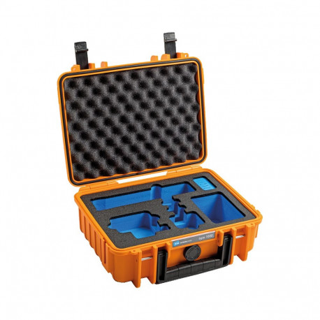 BW Outdoor Case Type 1000 for GoPro Hero 12 (fits even GoPro Hero 9/10/11), Orange