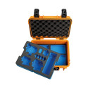 BW OUTDOOR CASE TYPE 3000 FOR GOPRO HERO 12 (FITS EVEN GOPRO HERO 9/10/11), CHARGE-IN-CASE. ORANGE