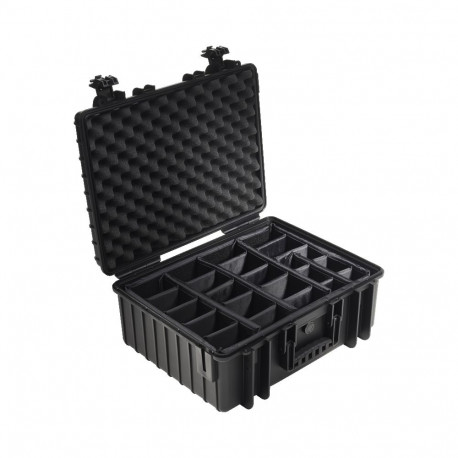 BW kaitsekohver Type 6000 vaheseinte süsteem, must