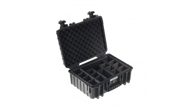 BW OUTDOOR CASES TYPE 5000 / BLACK (DIVIDER SYSTEM)