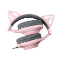 Foxxray Shining Cat Gaming Headset Wired Pink/Grey