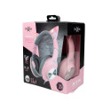 Foxxray Shining Cat Gaming Headset Wired Pink/Grey