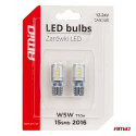 LED pirnid canbus T10e W5W 15* SMD valge 12/24V
