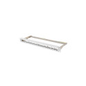 PATCH PANEL BLANK 24 PORT 1U 19" FTP FOR KEYSTONE MODULES GREY LANBERG