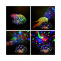 Elight L1 2in1 Rotating Star Sky projector and Night lamp with 4x AAA / USB Cable Blue
