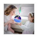 Elight L1 2in1 Rotating Star Sky projector and Night lamp with 4x AAA / USB Cable Pink