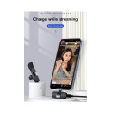 CP K9 Mini Lightning Smartphone Wireless clip clear sound microphone noise cancell (5.7x1.5cm) Black