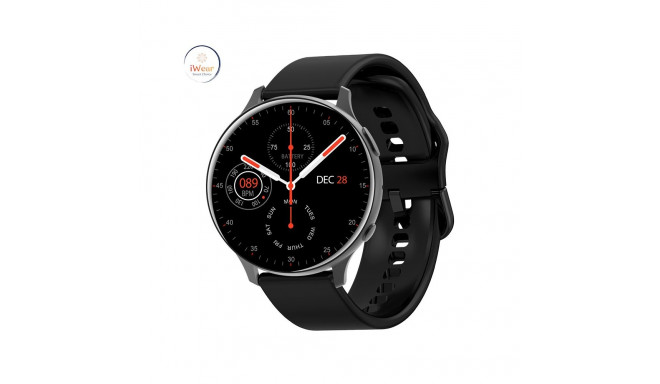 iWear Active 2 alumiiniumist Sport BT Call Smart Watch 1,3-tolline IPS-ekraan koos südamelöögisagedu