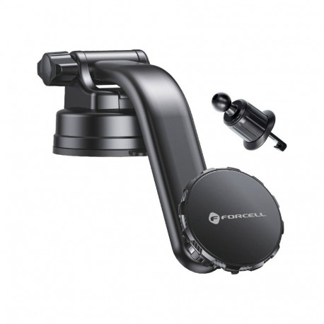 Forcell telefonihoidik autosse Magnetic F-Grip MagLuxe, must