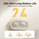 Sluchátka Joyroom JR-TS1 Cozydots Series TWS s Bluetooth 5.3 a potlačením hluku – bílá