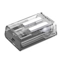 Bezdrátová sluchátka TWS Joyroom JR-TC1 řady IceLens s LED osvětlením – černá