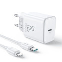 20W USB C PD nabíječka s kabelem USB C - Lightning Joyroom JR-TCF06