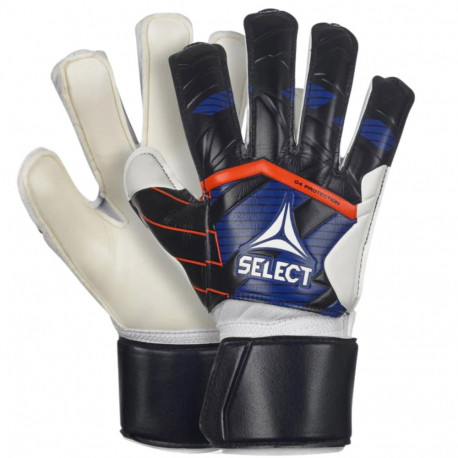Select väravavahikindad 04 Protection Flat Cut v24 18448 3, must-tumesinine