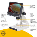 Mikroskoop, Levenhuk Rainbow DM700 LCD Digital, 10x–200x