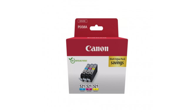 CANON CLI-521 tindikassettide multipakk cmy blister