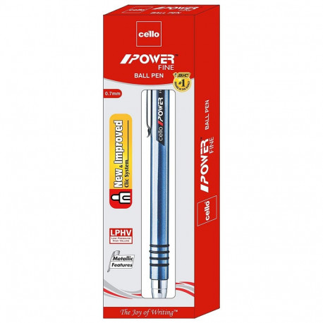 Ballpoint pen mechanical CELLO Power 0.7mm black