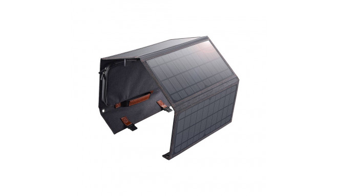 Choetech SC006 foldable solar charger 40W 1xUSB QC, 1xUSB-C PD (gray)