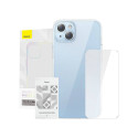 Baseus Crystal Series Case for iPhone 14 Plus + tempered glass