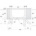 Fridge-freezer NRS9EVX Side by Side