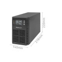 UPS 1kVA, 1000W, PF1.0 LCD,EPO,USB,On line