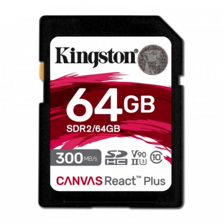 Memory card SD 64GB Canvas React Plus 300/260 UHS-II U3