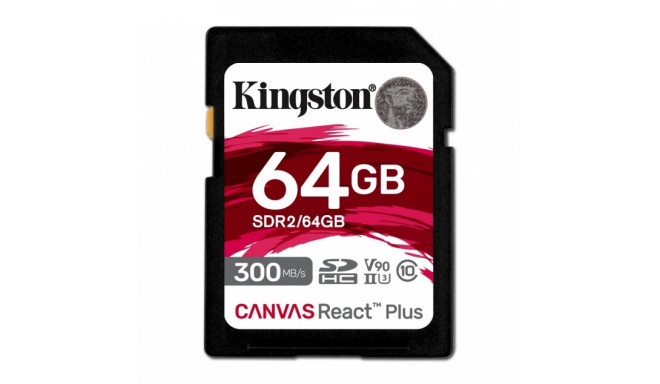 Memory card SD 64GB Canvas React Plus 300/260 UHS-II U3
