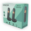 Fiksētais Telefons Logicom DECT ILOA 255T DUO Melns