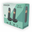 Fiksētais Telefons Logicom DECT ILOA 250 DUO Melns