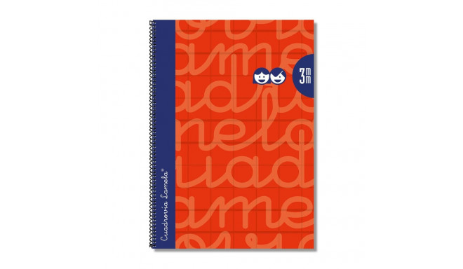 Notebook Lamela Red Din A4 5 Pieces 80 Sheets