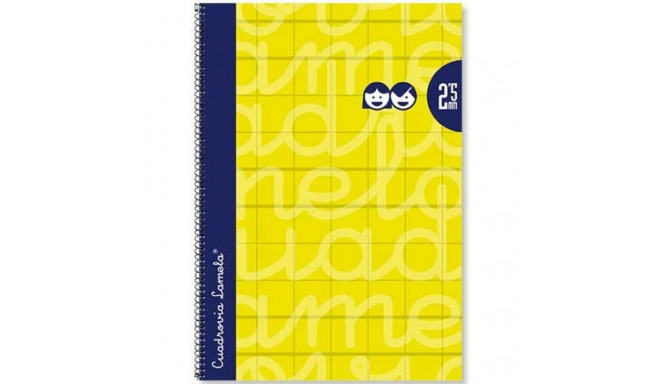 Notebook Lamela 4 mm Yellow Din A4 5 Pieces 80 Sheets