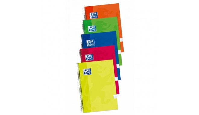 Notebook Oxford Write&Erase Multicolour Din A4 5 Pieces 80 Sheets