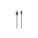 Belkin USB A - Micro-USB, 2m USB cable USB 2.0 Micro-USB B Black