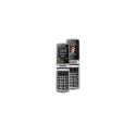 Beafon SL605 6.1 cm (2.4&quot;) Black, Silver Senior phone