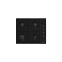 Beko HIBG64125SB hob Black Built-in 61 cm Gas 4 zone(s)