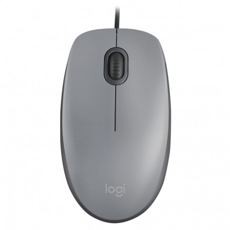 Hiir Logitech M110 Silent Optical Wheel Mouse Grey/hall USB 3-button garantii 2a