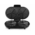 Tristar Waffle maker WF-2120 1200 W, Number of pastry 10, Heart shaped, Black