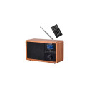 Adler Radio DAB+ Bluetooth AD 1184 Display LCD, Black/Brown, Alarm function