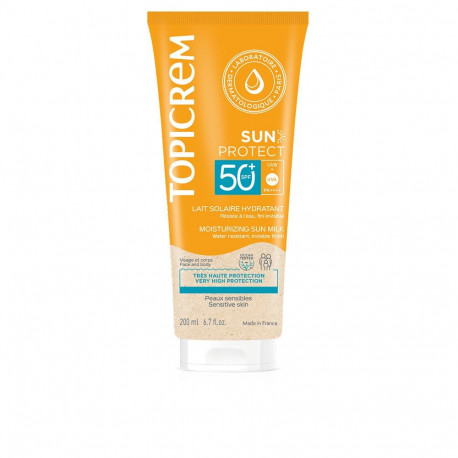 TOPICREM SUN PROTECT leche solar hidratante SPF50+ 200 ml