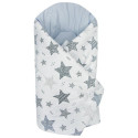 Wrap blanket 80/80 stars large white