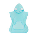 Bocioland hooded baby poncho aqua BL180
