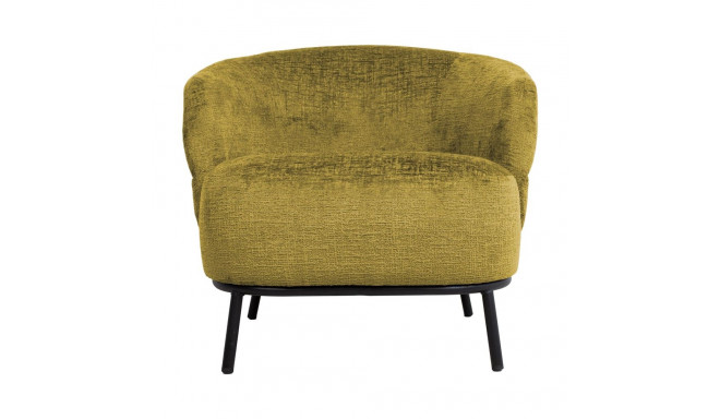 Tugitool GEMALA 84x84xH75cm, kollane