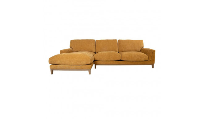 Corner sofa BASIL LC, dark yellow