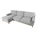 Corner sofa BASIL LC, grey