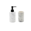 POLYRESIN LOTION DISPENSER7.2X7.2X17.5CM