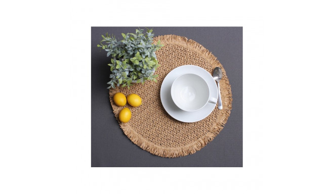 PLACEMAT CERRO D38CM LIGHT GREY