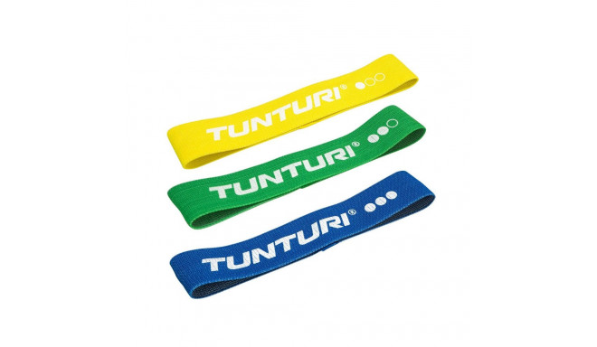 Venituskumm TUNTURI Textile Resistance 3 tükki