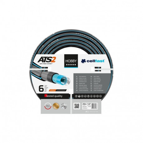 CELLFAST HOBBY ATS2 garden hose 25 m Above ground Black